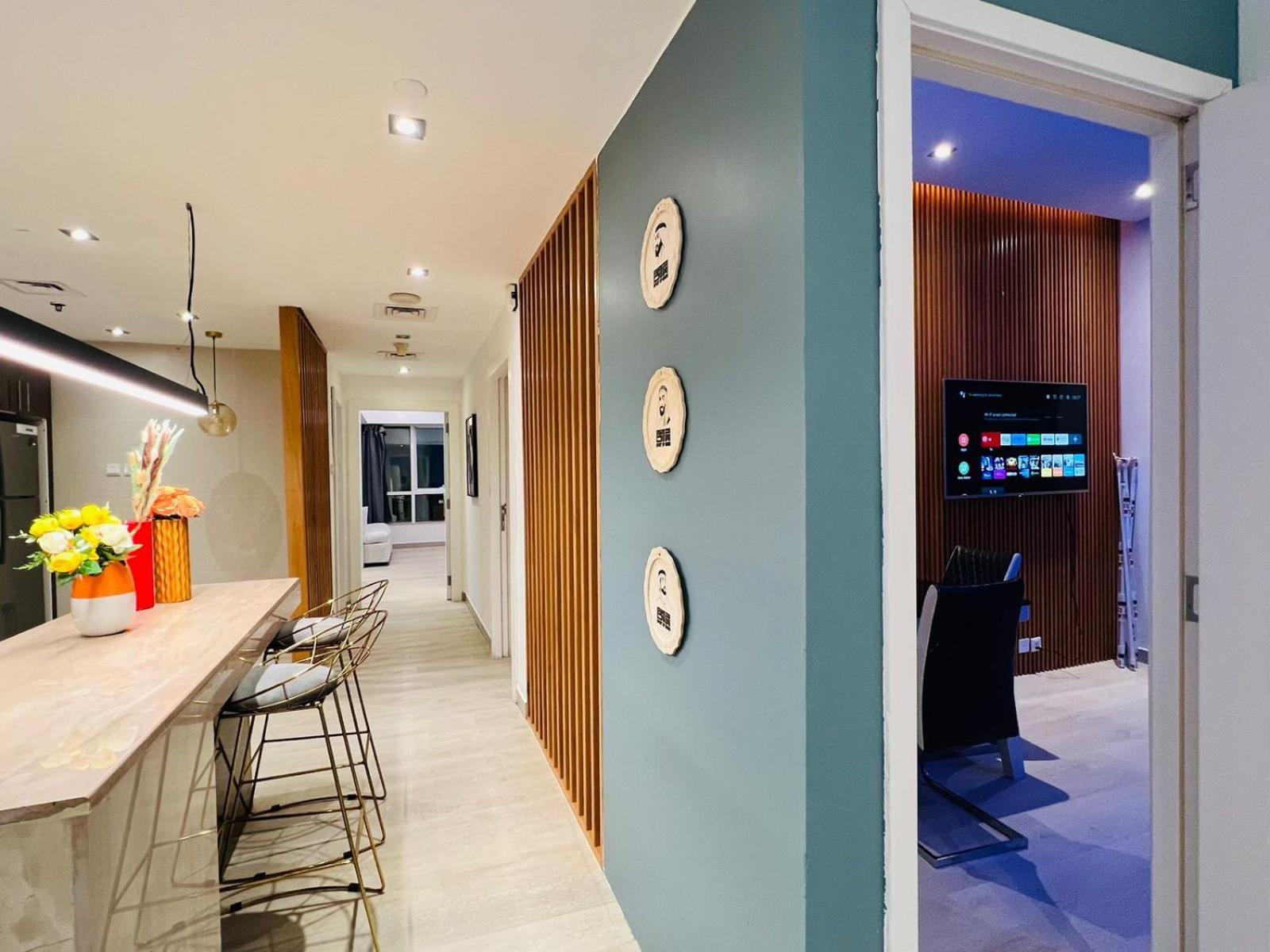 דובאי High Floor With City Skyline & Burj Khalifa View 3 Bedroom Unit Marina מראה חיצוני תמונה