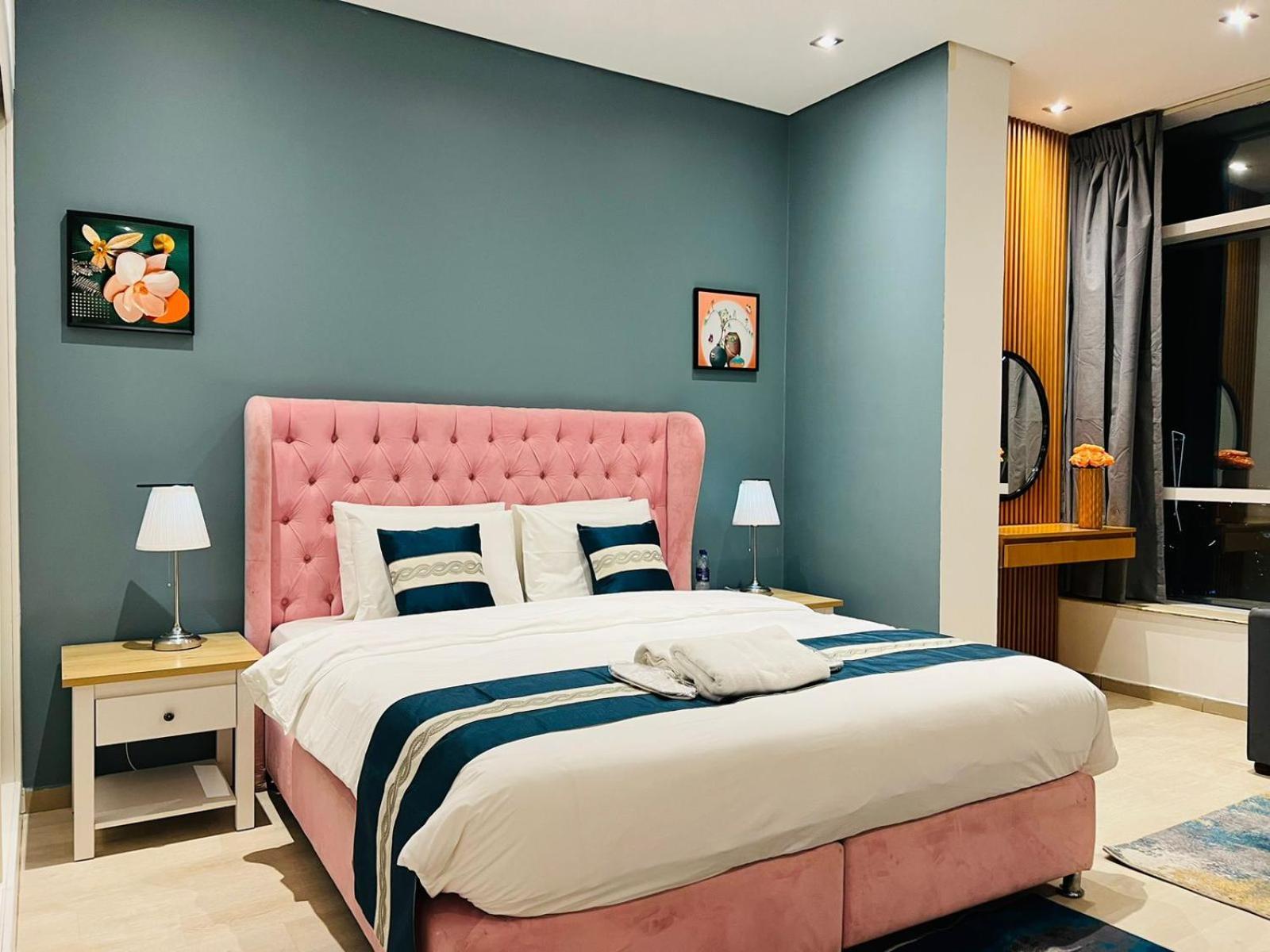 דובאי High Floor With City Skyline & Burj Khalifa View 3 Bedroom Unit Marina מראה חיצוני תמונה