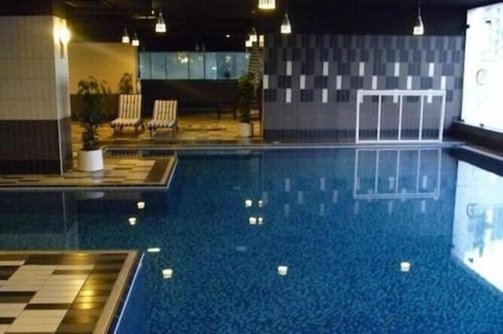 דובאי High Floor With City Skyline & Burj Khalifa View 3 Bedroom Unit Marina מראה חיצוני תמונה