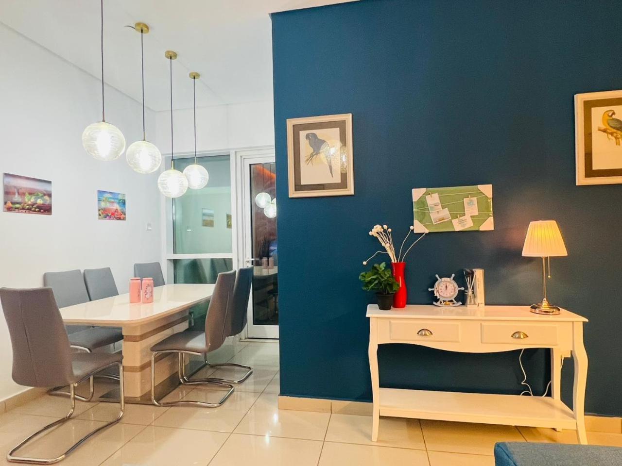 דובאי High Floor With City Skyline & Burj Khalifa View 3 Bedroom Unit Marina מראה חיצוני תמונה