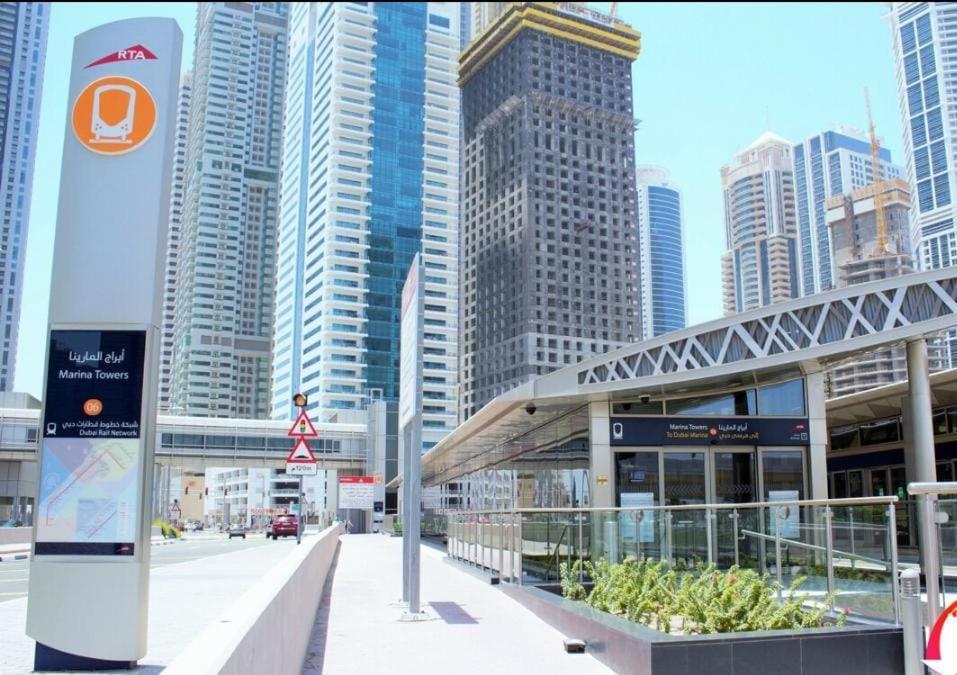 דובאי High Floor With City Skyline & Burj Khalifa View 3 Bedroom Unit Marina מראה חיצוני תמונה